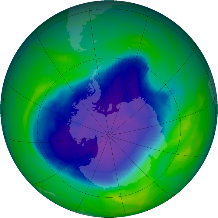 Ozone Map 1990-10-17